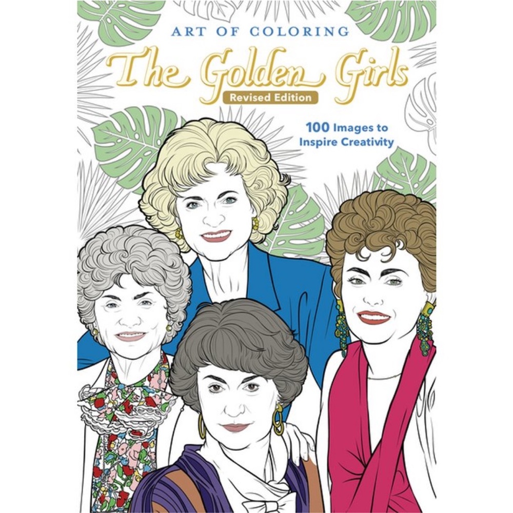 Art of Coloring- Golden Girls Paperback NEW
